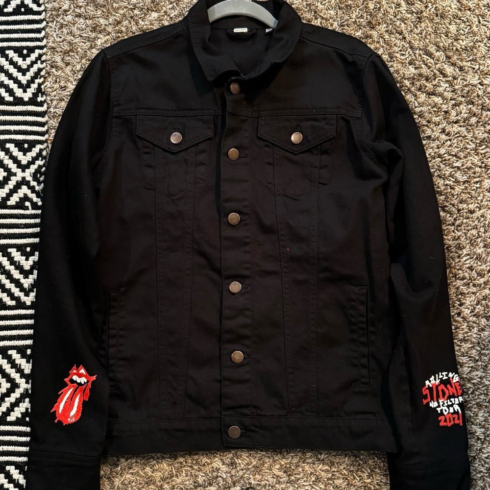 The Rolling Stones Marc Jacques Burton x Stones Denim Jacket.